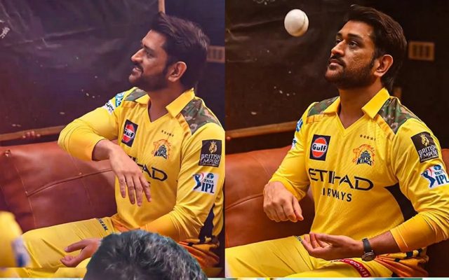 [WATCH]- Ruturaj Gaikwad Captures A Candid Moment Of MS Dhoni During CSK’s IPL 2025 Photoshoot