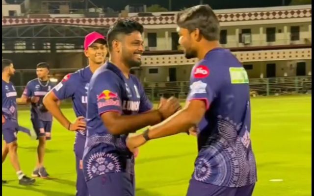 [WATCH] Sanju Samson Excited To Welcome Key RR Pacer Ahead Of IPL 2025