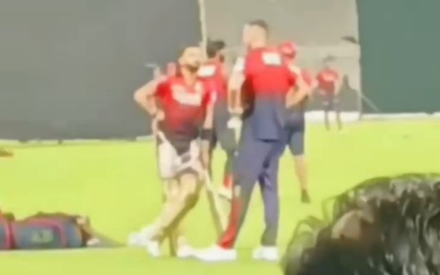 [WATCH]- Virat Kohli Talks Batting With Australian Pacer During RCB’s IPL 2025 Practice Session