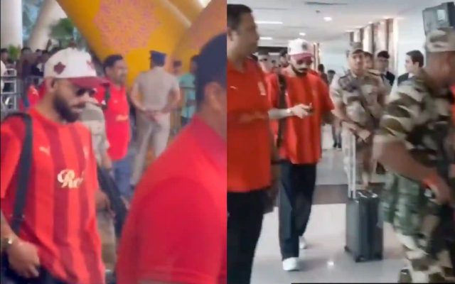 [WATCH]- Virat Kohli Receives Grand Welcome At Chennai Airport Ahead Of CSK vs RCB IPL 2025 Clash