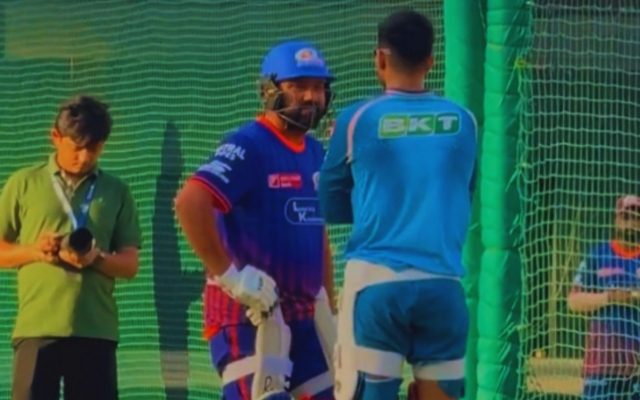 [WATCH]- Rohit Sharma And Shubman Gill Spotted In Deep Discussion Ahead Of GT vs MI IPL 2025 Clash