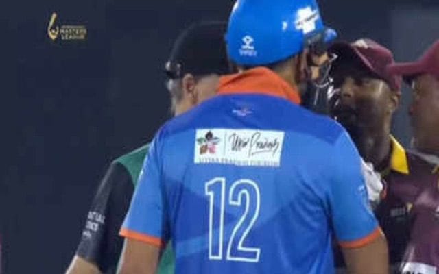 [WATCH] Yuvraj Singh And Tino Best Involve In A Heated Exchange In IML T20 Final