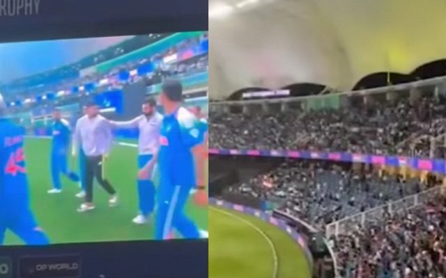 [WATCH]- ‘Vande Mataram’ Echoes In Dubai As Fans Celebrate India’s Semifinal Win
