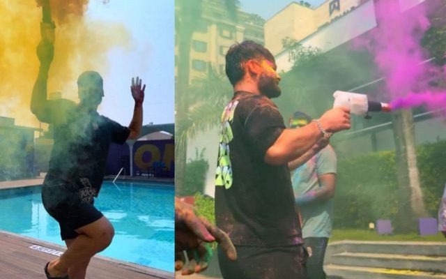 KKR’s ₹13 Crore Batter Celebrates Holi With Joyful Dance Before IPL 2025