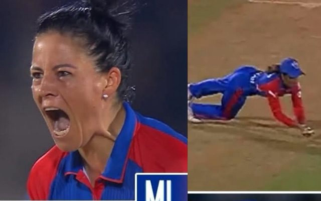 [WATCH]- Marizanne Kapp Cleans Up Hayley Matthews With A Beauty In DC vs MI WPL 2025 Final