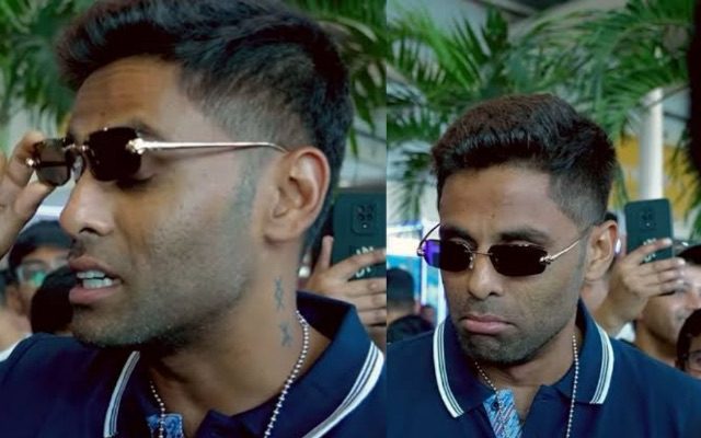 [WATCH]- Suryakumar Yadav Playfully Dodges A Fan Ahead Of CSK vs MI IPL 2025 Clash