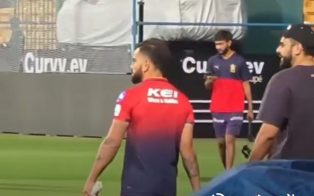 [Watch]: Virat Kohli Pushes Himself Hard In Practice Before Clash Against Gujarat Titans