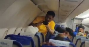 MS Dhoni Records Video on a Fan’s Phone During Flight, Clip Goes Viral