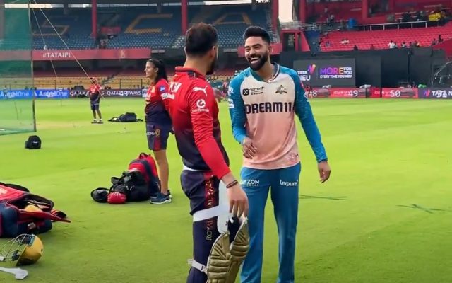 [Watch]: Virat Kohli-Siraj Reunion Sparks Nostalgia in Training Before RCB vs GT Showdown