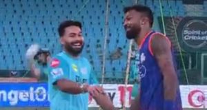 Rishabh Pant & Hardik Pandya’s Playful Exchange Creates Buzz Ahead of LSG vs MI Clash