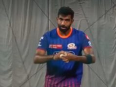 Jasprit Bumrah’s Lethal Yorker Sends Stump Flying in Practice Session