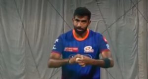 Jasprit Bumrah’s Lethal Yorker Sends Stump Flying in Practice Session
