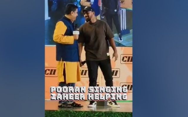 [WATCH]- Nicholas Pooran Delights Fans With Bollywood Song Performance Ahead Of LSG vs KKR Clash In IPL 2025