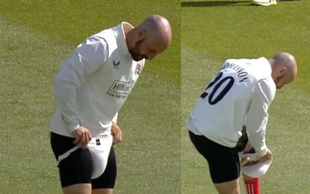 [Watch]: Josh Bohannon’s On-Field Gear Mishap Video Goes Viral During Lancashire vs Northamptonshire Clash