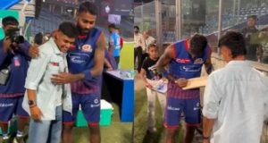 Hardik Pandya Keeps His Promise, Gifts Personalized Bat to Kashvee Gautam