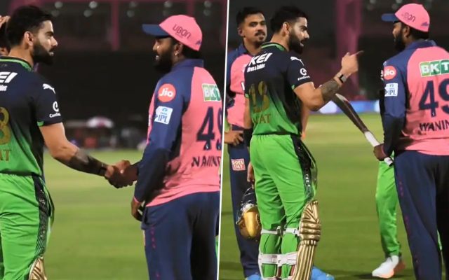[WATCH]- Virat Kohli Promises Special Gift To RR Player After IPL 2025 Showdown