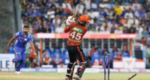 Jasprit Bumrah Shatters Heinrich Klaasen’s Stumps with a Lethal Delivery in MI vs SRH Clash