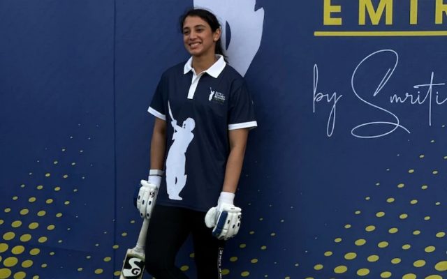 Indian Stalwart Smriti Mandhana Launches Cricket Academy in Dubai