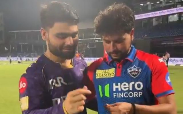 [WATCH] KKR Releases New Video Clarifying The Controversial Kuldeep Yadav Slapping Rinku Singh Incident