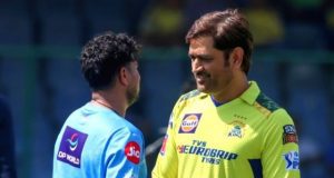 MS Dhoni and Kuldeep Yadav