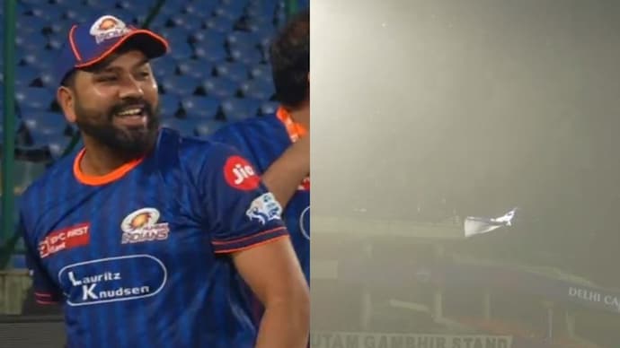 [WATCH]- IPL 2025: Rohit Sharma Leads MI’s Charge With ‘Comeback’ Roar During Dusty Delhi Clash