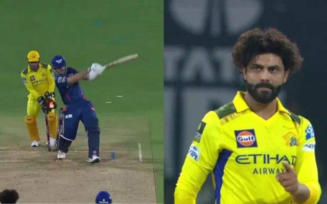 [WATCH]- Ravindra Jadeja Dismisses Mitchell Marsh With A Stunner In LSG vs CSK IPL 2025 Match