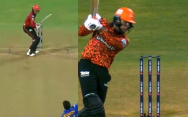 [WATCH]- Abhishek Sharma Slams Three Fours After First-Ball Drop In MI vs SRH IPL 2025 Match