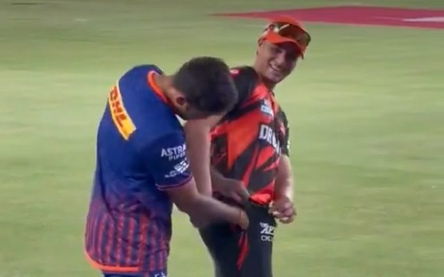 IPL 2025: [WATCH]- Suryakumar Yadav’s Cheeky Moment With Abhishek Sharma Leaves Fans Smiling