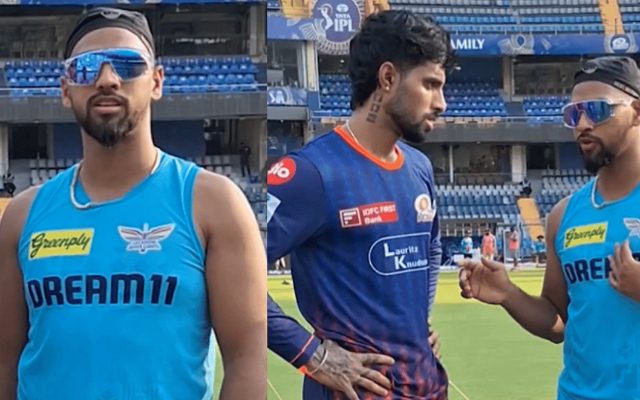 [WATCH]- Nicholas Pooran Mentors Tilak Varma In Big-Hitting Ahead Of IPL 2025 Clash