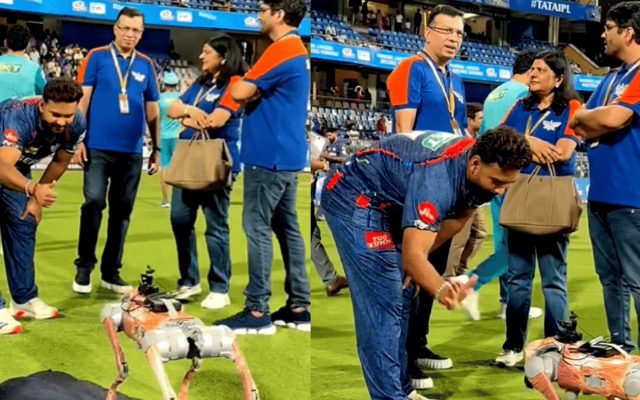 IPL 2025: [WATCH]- LSG’s Star Batter Shares A Fun Moment With ‘Champak’ After Thrilling Win Over MI