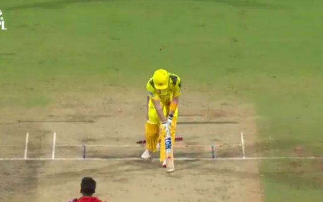 [WATCH]- Azmatullah Omarzai Cleans Up Dewald Brevis With Sharp Delivery In CSK vs PBKS IPL 2025 Match