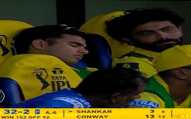 IPL 2025: Vansh Bedi’s Dugout Nap Grabs Attention