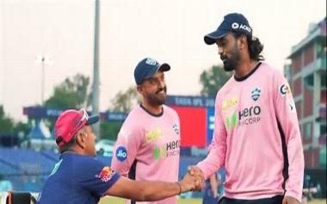 IPL 2025: [WATCH] RR Coach Rahul Dravid And DC Batter KL Rahul Enjoy Playful Banter Ahead Of DC vs RR Clash