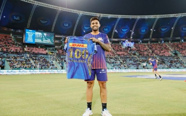 [WATCH]- Suryakumar Yadav Honored With Special Jersey Before LSG vs MI IPL 2025 Clash
