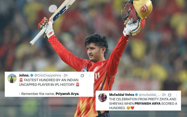 IPL 2025: Priyansh Arya Stuns CSK With Blazing 39-Ball Hundred For PBKS