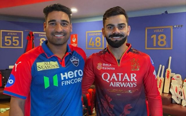 [WATCH]- DC Youngster Spotted Having A Chat With Virat Kohli After RCB vs DC Clash