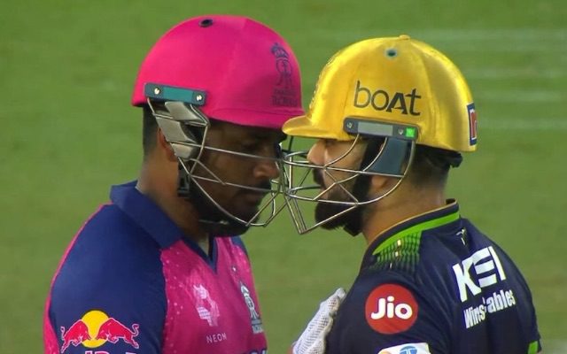[WATCH]- Kohli Tells Samson To Check Heartbeat Following 100th T20 Fifty in RCB vs RR IPL 2025 Clash