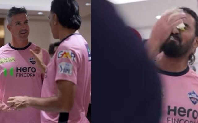 [WATCH]- Kevin Pietersen Surprises KL Rahul With Birthday Cake Ahead Of GT vs DC IPL 2025