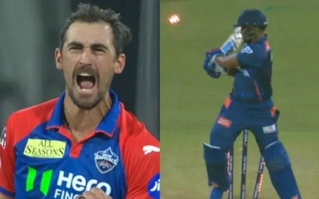 [WATCH]- Mitchell Starc Removes Nicholas Pooran With A Slower Short Ball In IPL 2025 Clash