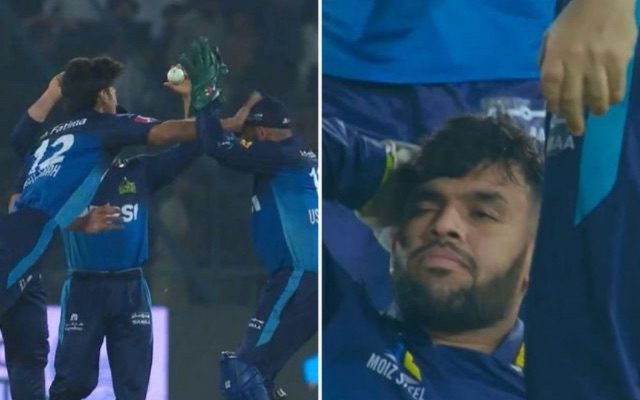 [WATCH]- Pakistani Pacer Accidentally Slaps Teammate During High-Five In PSL 2025
