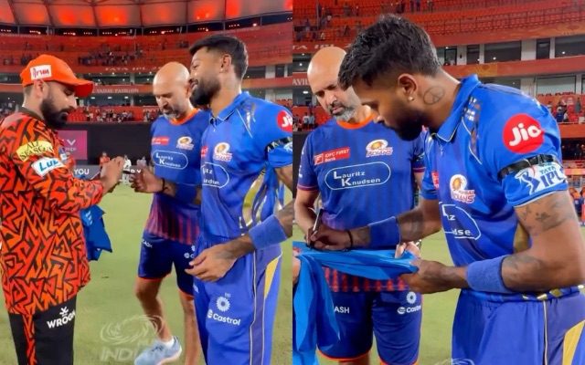 [WATCH]- Hardik Pandya Shares Special Moment With India Teammate After IPL 2025 Match