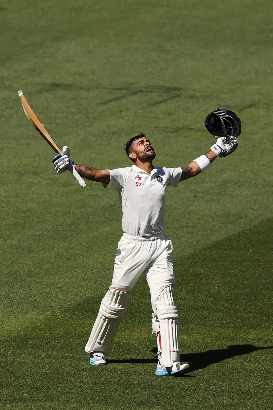 Virat Kohli After Classic Performance in Adelaide Against Australia. [Image Credit: ESPNCricinfo]