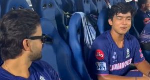 "Meri bat hai meri marzi mai kyu du...": Vaibhav Suryavanshi & Nitish Rana’s Hilarious Bat Negotiation