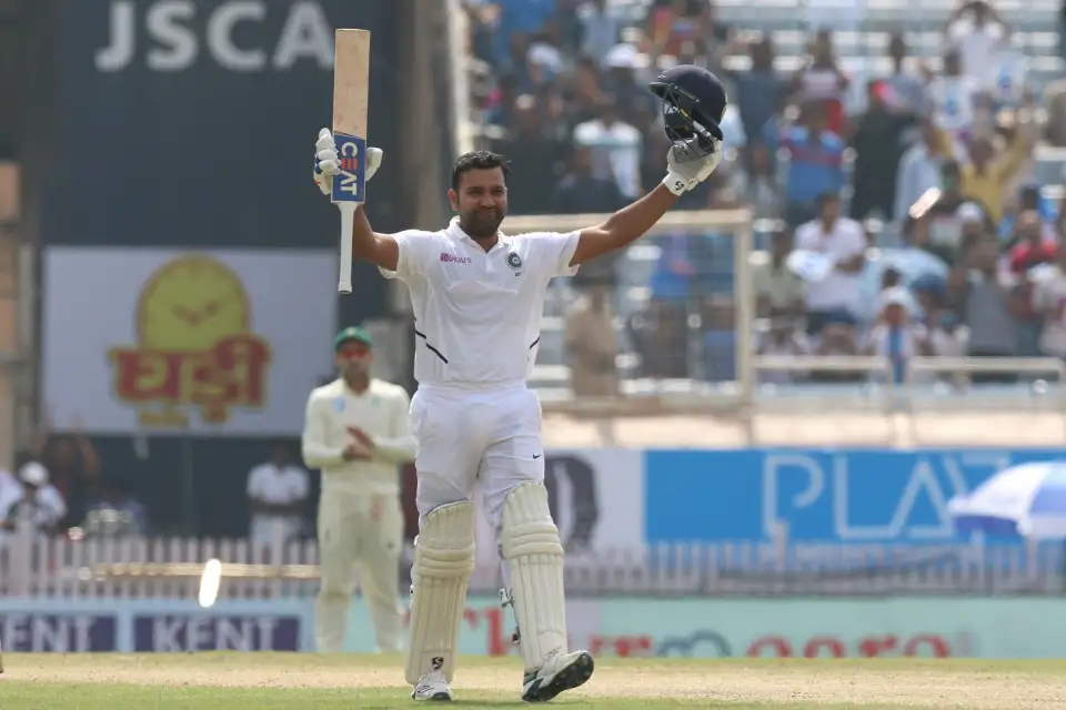 Rohit Sharma's double hundred against South Africa. [Image Credit: ESPNCricinfo]