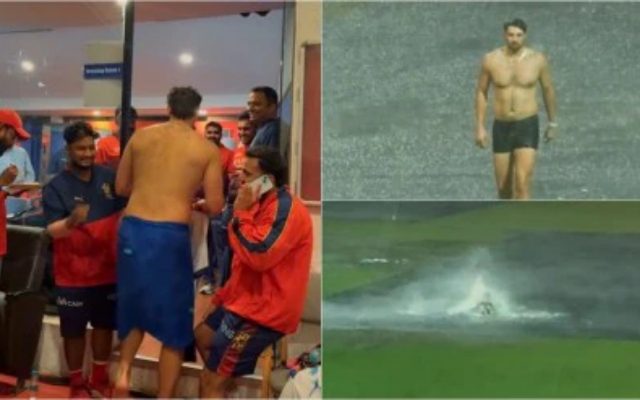 [WATCH]- RCB Star Trains In Pouring Rain At Chinnaswamy Ahead Of IPL 2025 Restart