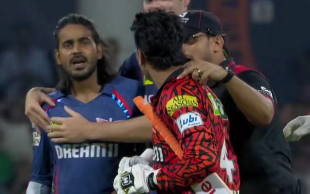 [WATCH]- IPL 2025: Digvesh Rathi’s Fiery Send-Off Sparks Argument With Abhishek Sharma In LSG vs SRH Clash