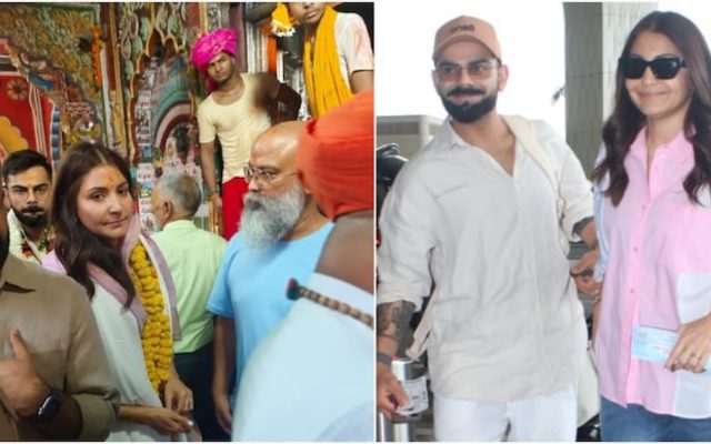 [WATCH]- Kohli And Anushka Seek Blessings At Hanuman Garhi Ahead Of IPL 2025 Match