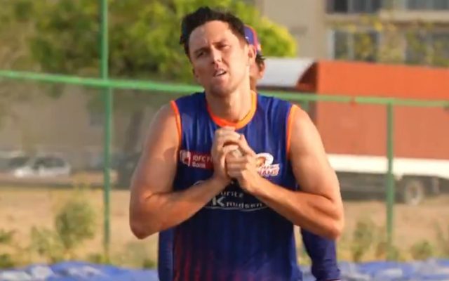 IPL 2025: [WATCH]- Trent Boult’s Hilarious Imitation Of MI Teammate Sparks Laughter Ahead Of GT Clash