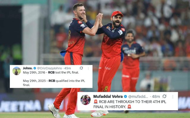 Fans React As RCB Bowl Out PBKS And Reach IPL 2025 Final