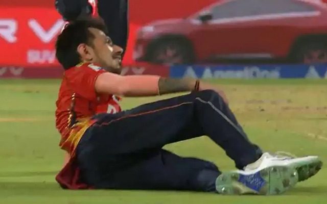 [WATCH]- Yuzvendra Chahal Strikes Hat-Trick, Recreates Iconic Meme Pose In CSK vs PBKS Clash